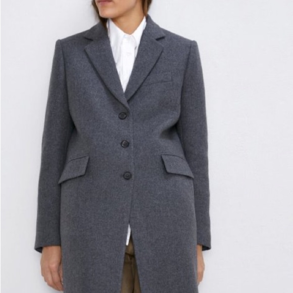 ZARA BRAND NEW BUTTONED COAT WITH TAG ON